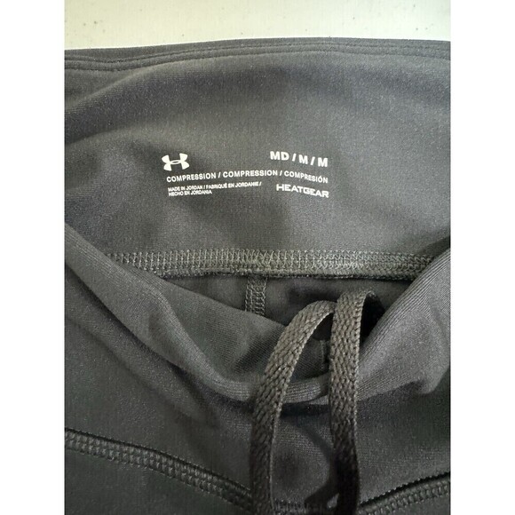 Under Armour Tights Womens M Gray Blue Heatgear Compression Stretch - Picture 3 of 15